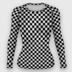 Женский рашгард 3D Checkerboard Color