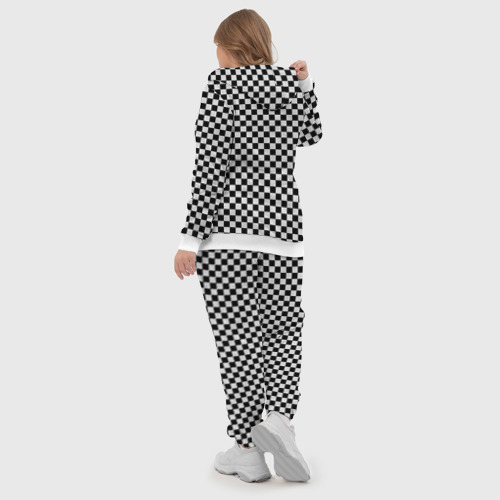 Женский костюм 3D Checkerboard Color, цвет белый - фото 6