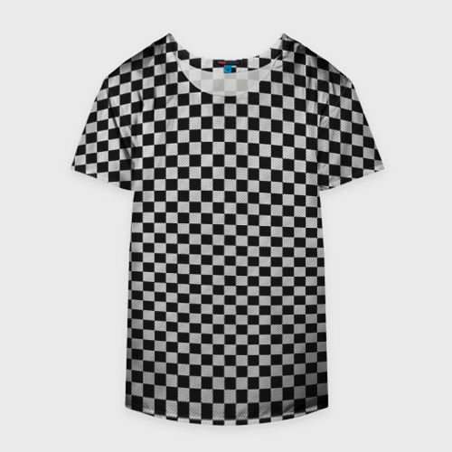 Накидка на куртку 3D Checkerboard Color, цвет 3D печать - фото 4