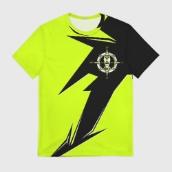 Мужская футболка 3D Геодезическая форма