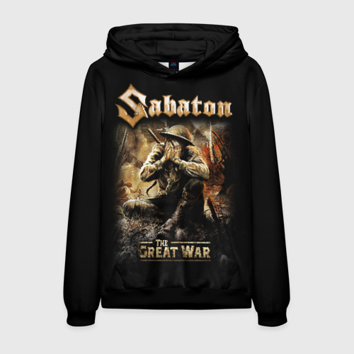 Мужская толстовка 3D Sabaton, цвет черный