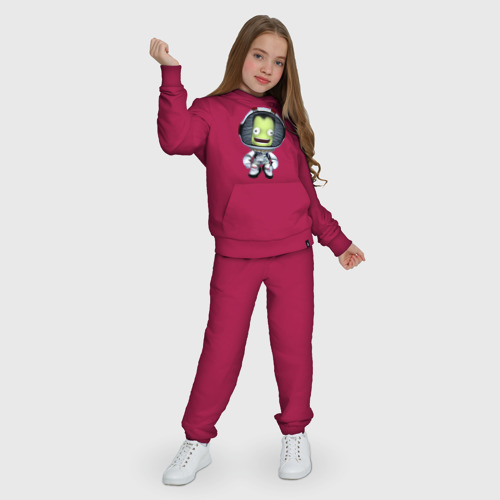 Детский костюм с толстовкой хлопок Кербанафт + лого на спине, цвет маджента - фото 6