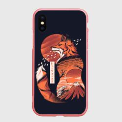 Чехол для iPhone XS Max матовый Японская Лиса