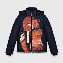 Зимняя куртка для мальчиков 3D Японская Лиса