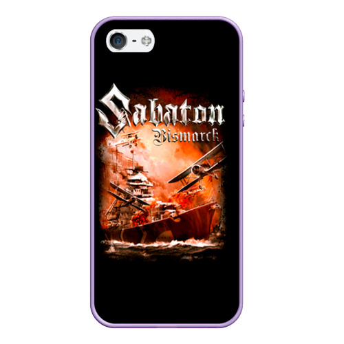 Чехол для iPhone 5/5S матовый Sabaton, цвет светло-сиреневый