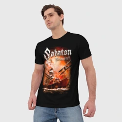 Мужская футболка 3D Sabaton - фото 2