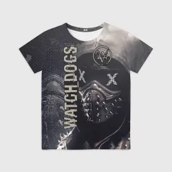 Детская футболка 3D Watch dogs