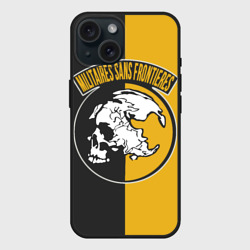Чехол силиконовый для Apple iPhone 15 матовый METAL GEAR