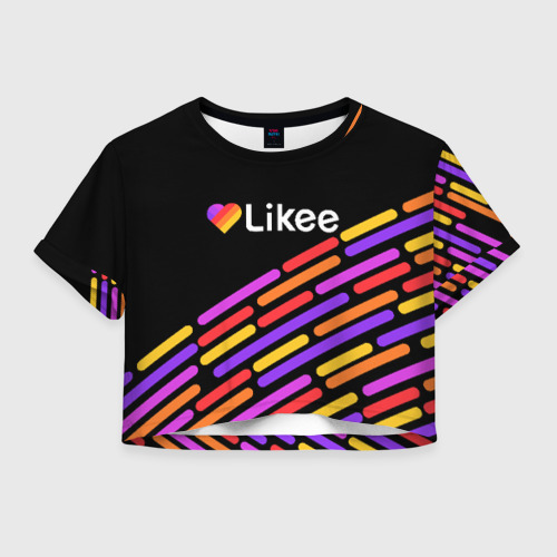 Женская футболка Cropp-top LIKEE Фото 01 Женская футболка Cropp-top LIKEE Фото 01