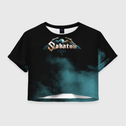 Женская футболка Crop-top 3D Sabaton