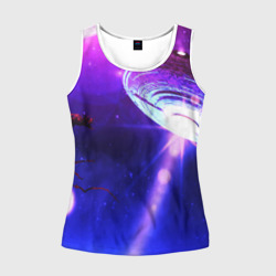 Женская майка 3D НЛО