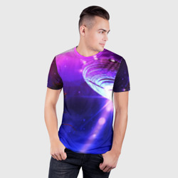Мужская футболка 3D Slim НЛО - фото 2