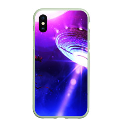 Чехол для iPhone XS Max матовый НЛО