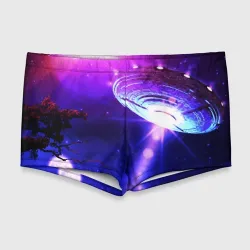 Мужские купальные плавки 3D НЛО