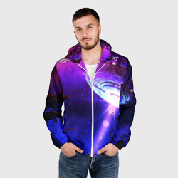 Мужская ветровка 3D НЛО - фото 2