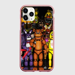 Чехол для iPhone 11 Pro матовый Five nights at Freddy\s