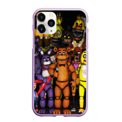 Чехол для iPhone 11 Pro Max матовый Five nights at Freddy\s