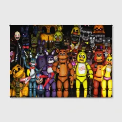 Холст прямоугольный Five nights at Freddy\s - фото 2