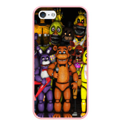 Чехол для iPhone 5/5S матовый Five nights at Freddy\s