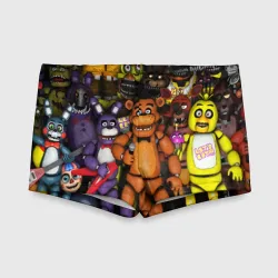Детские купальные плавки 3D Five nights at Freddy\s