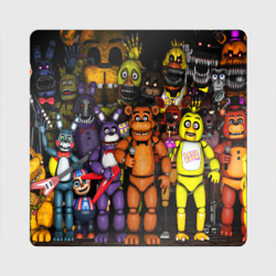 Магнит виниловый Квадрат Five nights at Freddy\s