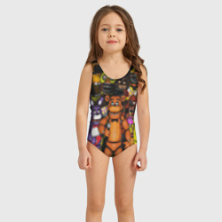 Детский купальник 3D Five nights at Freddy\s