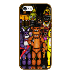 Чехол для iPhone 5/5S матовый Five nights at Freddys