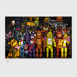 Флаг 3D Five nights at Freddys