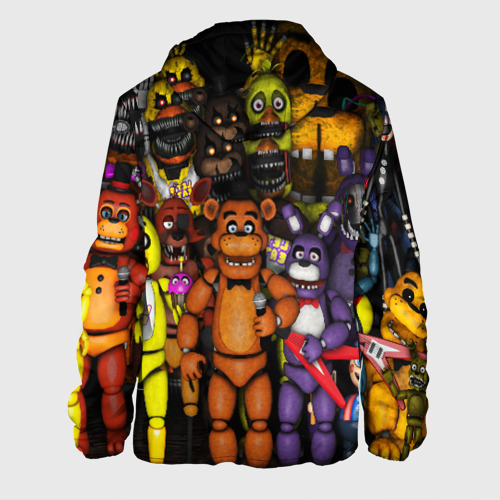 Мужская куртка 3D Five nights at Freddys, цвет 3D печать - фото 2