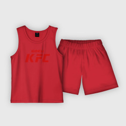 Детская пижама с шортами хлопок Боец KFC