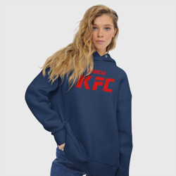 Женское худи Oversize хлопок Боец KFC - фото 2