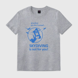 Мужская футболка хлопок Skydiving