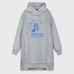 Платье-худи хлопок Skydiving