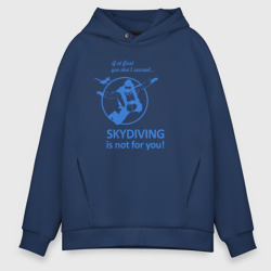 Мужское худи Oversize хлопок Skydiving