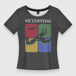 Женская футболка 3D Slim Skydiving