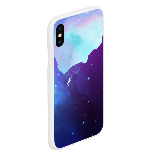 Чехол для iPhone XS Max матовый Skydiver - фото 3