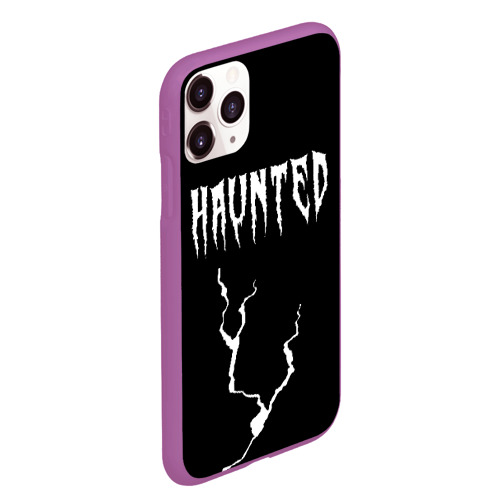 Чехол для iPhone 11 Pro Max матовый Kizaru - haunted family, цвет фиолетовый - фото 3
