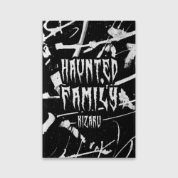 Обложка для паспорта матовая кожа Kizaru - haunted family