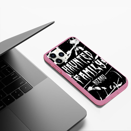 Чехол для iPhone 11 Pro Max матовый Kizaru - haunted family, цвет малиновый - фото 5