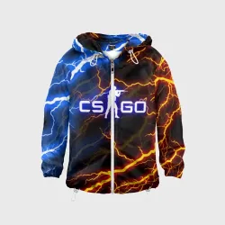 Детская ветровка 3D CS GO storm молнии