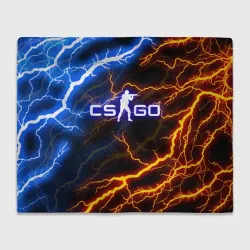 Плед 3D CS GO storm молнии