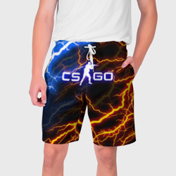 Мужские шорты 3D CS GO storm молнии
