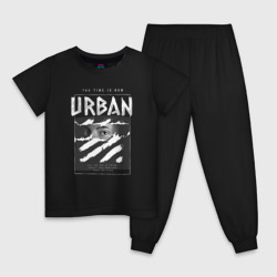 Детская пижама хлопок Black urban style