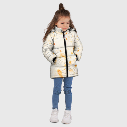 Зимняя куртка для девочек 3D Лаваш, цвет красный - фото 5