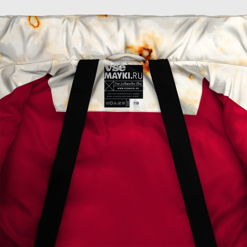 Зимняя куртка для девочек 3D Лаваш, цвет красный - фото 7