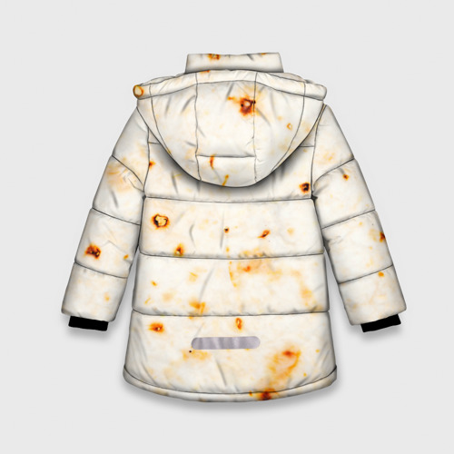 Зимняя куртка для девочек 3D Лаваш, цвет красный - фото 2