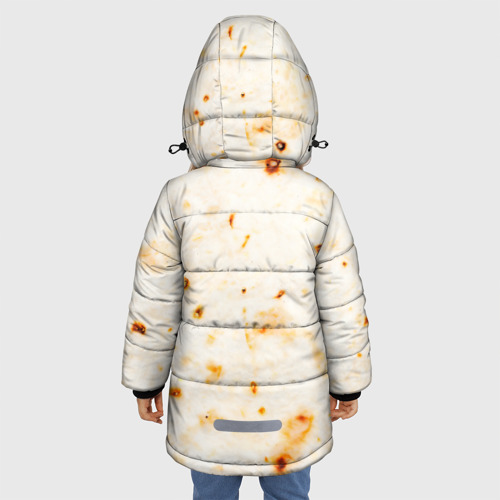 Зимняя куртка для девочек 3D Лаваш, цвет красный - фото 4