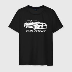 Мужская футболка хлопок Toyota Caldina
