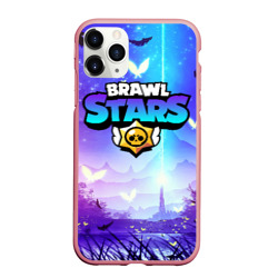 Чехол для iPhone 11 Pro Max матовый Brawl Stars Бравл старс