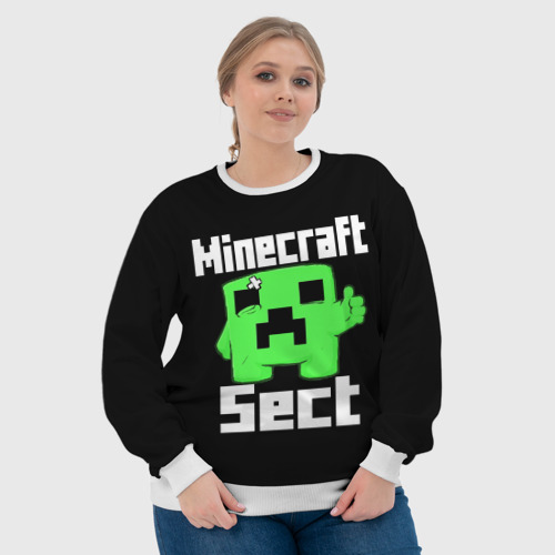 Женский свитшот 3D Minecraft, цвет 3D печать - фото 6